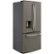 Angle Zoom. GE - 17.5 Cu. Ft. French Door Counter-Depth Refrigerator - Fingerprint resistant slate.