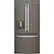 Front. GE - 17.5 Cu. Ft. French Door Counter-Depth Refrigerator.