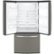 Alt View Zoom 2. GE - 17.5 Cu. Ft. French Door Counter-Depth Refrigerator - Fingerprint resistant slate.