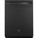 Front. GE - 24" Built-In Dishwasher - Black Slate.