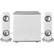 Front. iLive - Powered Wireless Speaker System (Pair) - White.