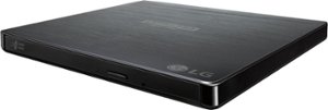 LG - 6x External Blu-ray Disc Double-Layer DVD±RW/CD-RW Drive - Front_Zoom