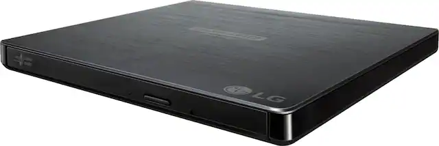 Front. LG - 6x External Blu-ray Disc Double-Layer DVD±RW/CD-RW Drive.