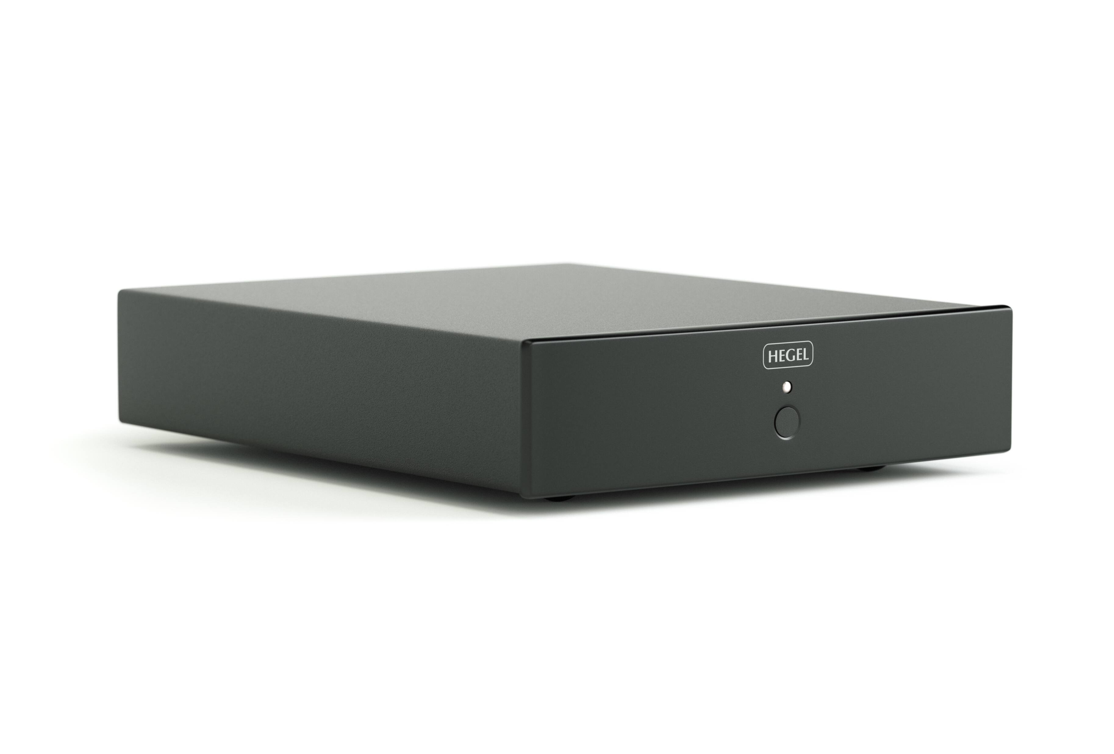 Angle. Hegel - Hegel V10 Phono Preamplifier - Black.