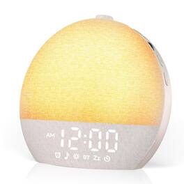 Dazzed Corner - Sunrise Alarm Clock, Natural Wake-Up Light - Khaki