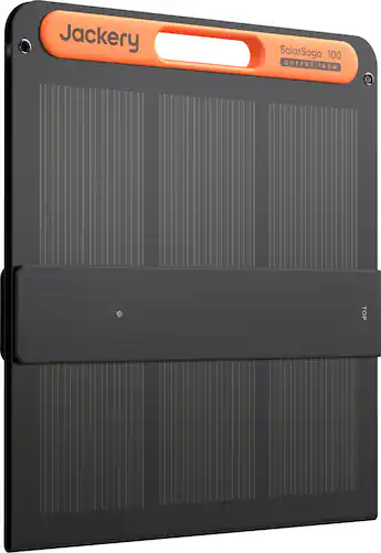 Jackery SolarSaga Portable Panel 100W Black JS-100C - Best Buy Jackery SolarSaga Portable Panel 100W Black JS-100C - Best Buy