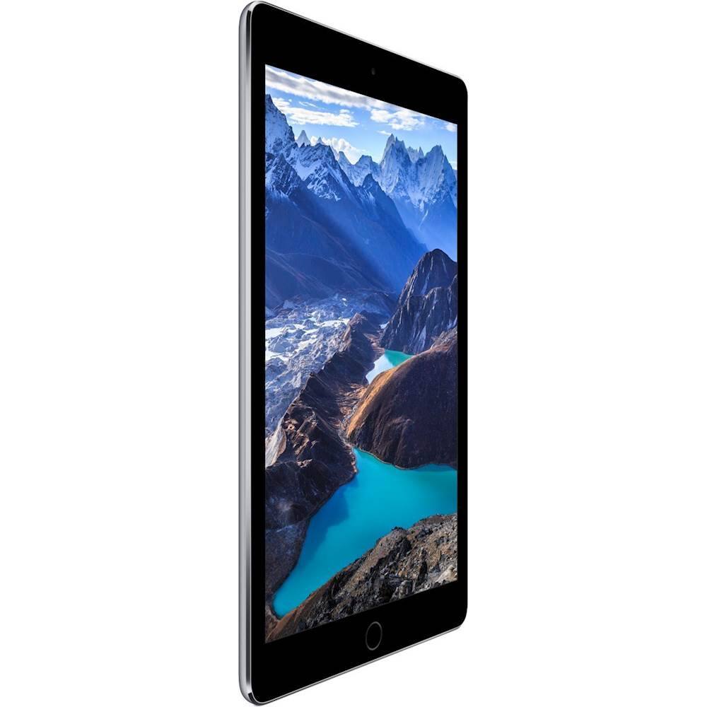 Alt View 1. Apple - Refurbished iPad Air 2 with Wi-Fi + Cellular - 16GB (T-Mobile) - Space Gray.