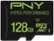 Front Zoom. PNY - 128GB microSDHC Class 10 UHS-I/U1 Memory Card.