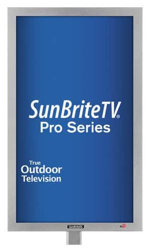 Front. SunBriteTV - Pro Series - 47" Class - Outdoor - LED - 1080p - Touch Screen - Display - Silver.