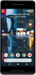 Google - Refurbished Pixel 2 4G LTE with 64GB Memory Cell Phone - Kinda Blue (Verizon) - Front_Zoom
