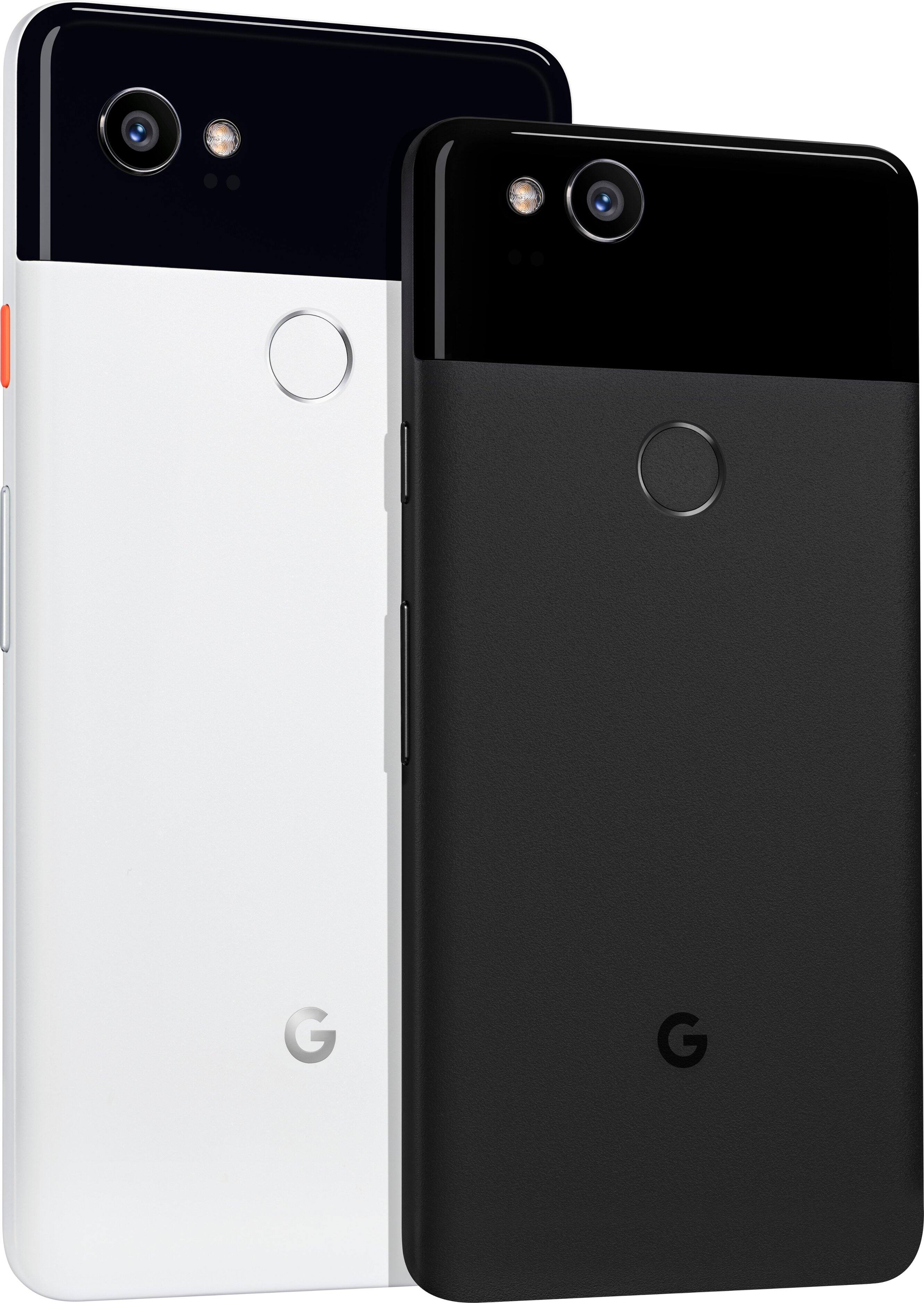 Alt View 17. Google - Refurbished Pixel 2 4G LTE with 64GB Memory Cell Phone - Black.