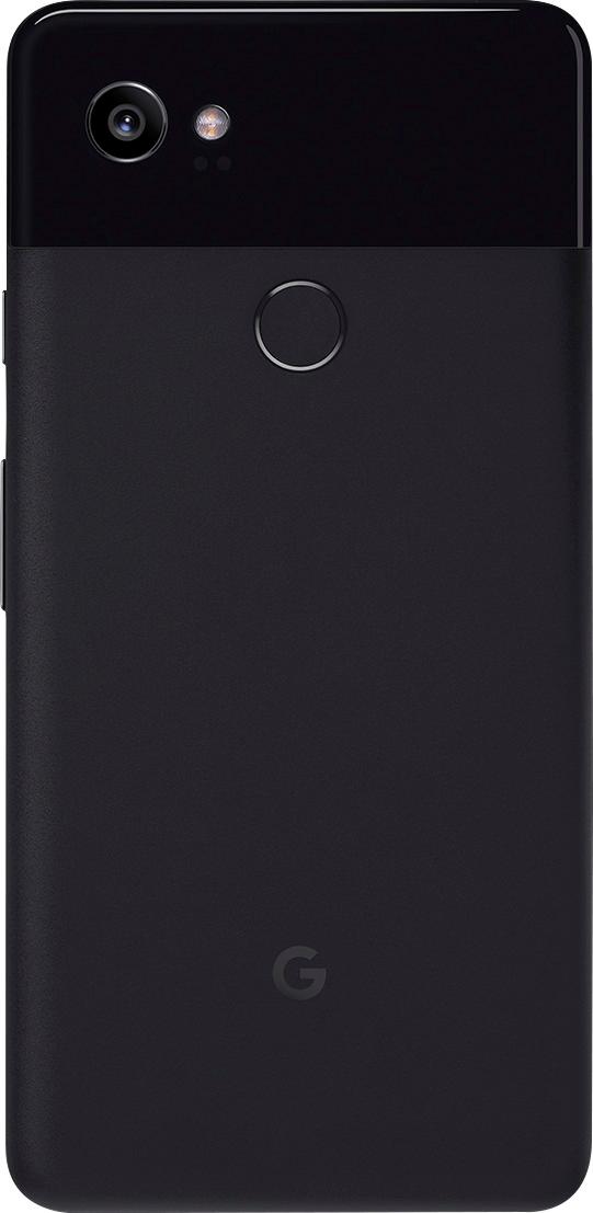 Back View: Google - Refurbished Pixel 2 XL 4G LTE with 128GB Memory Cell Phone - Just Black (Verizon)