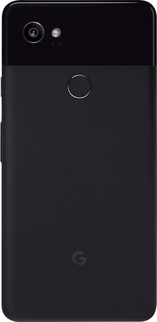 Back. Google - Refurbished Pixel 2 XL 4G LTE with 128GB Memory Cell Phone - Just Black.