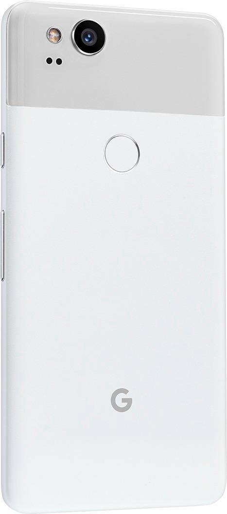 Alt View 16. Google - Refurbished Pixel 2 4G LTE with 128GB Memory Cell Phone - Clearly White.