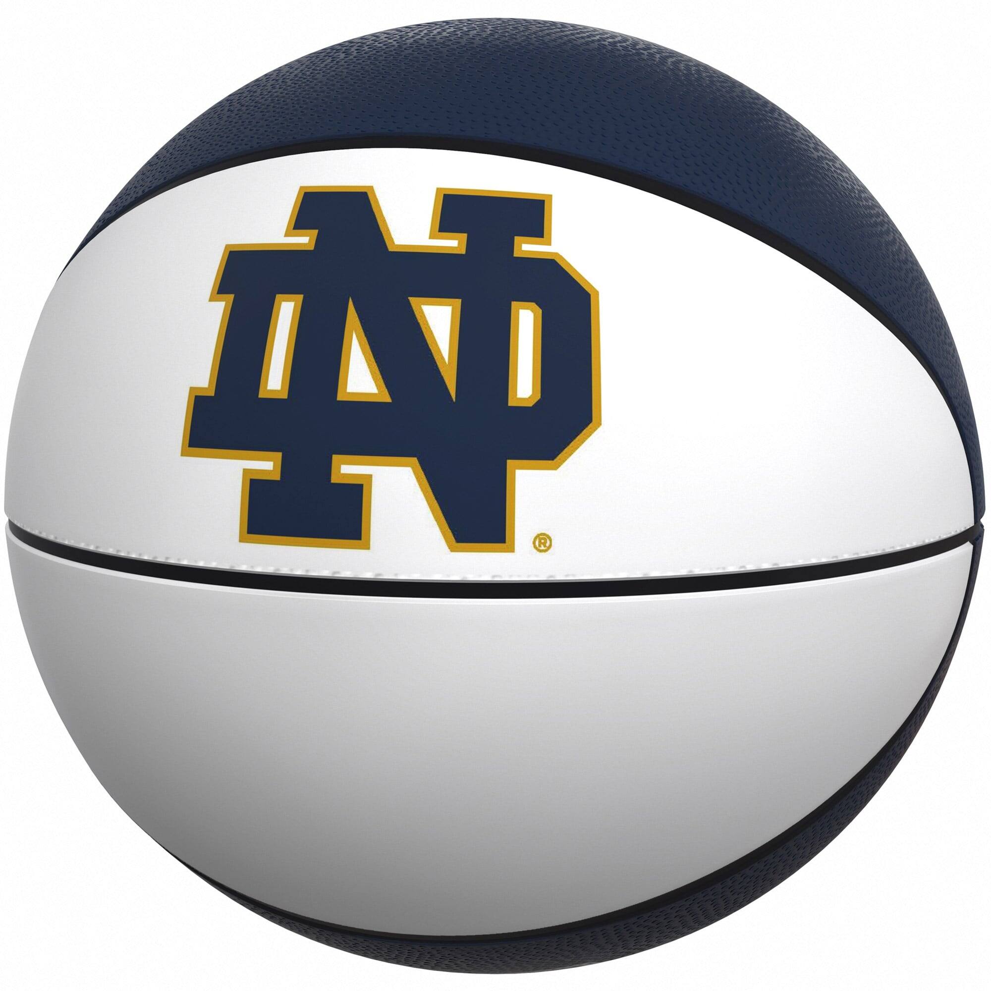 Front. Logo Brands - Notre Dame Fighting Irish Official-Size Autograph Basketball - Multicolor.