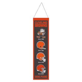 WinCraft - Cleveland Browns 8" x 32" Wool Evolution Banner - Multicolor