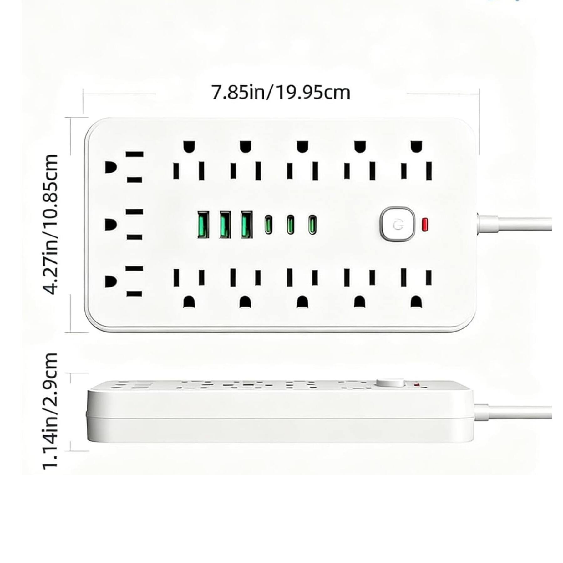 4.27in/10.85cm  
1.14in/2.9cm  
7.85in/19.95cm
