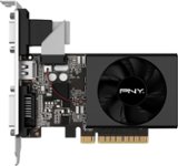 Front Zoom. PNY - NVIDIA GeForce GT 730 2GB DDR3 PCI Express 2.0 Graphics Card - Black.