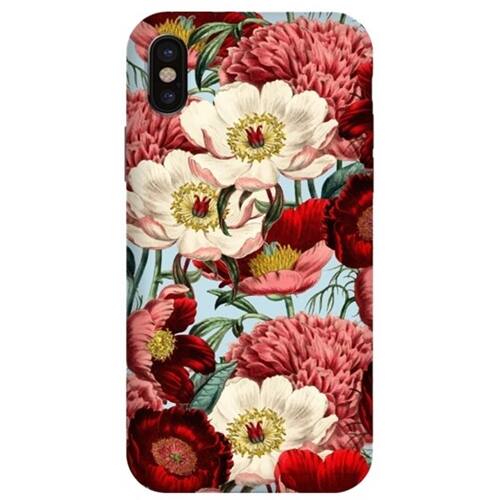 Front. ArtsCase - StrongFit Designers Case for Apple® iPhone® X - Red/blue.