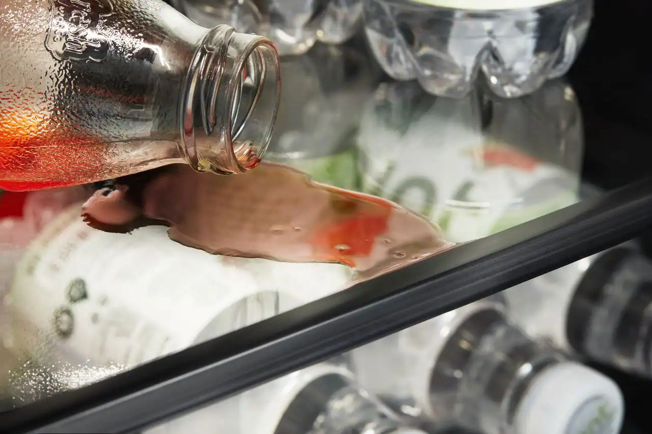 Alt View 17. Whirlpool - 14-Bottle Beverage Cooler - Stainless Steel.