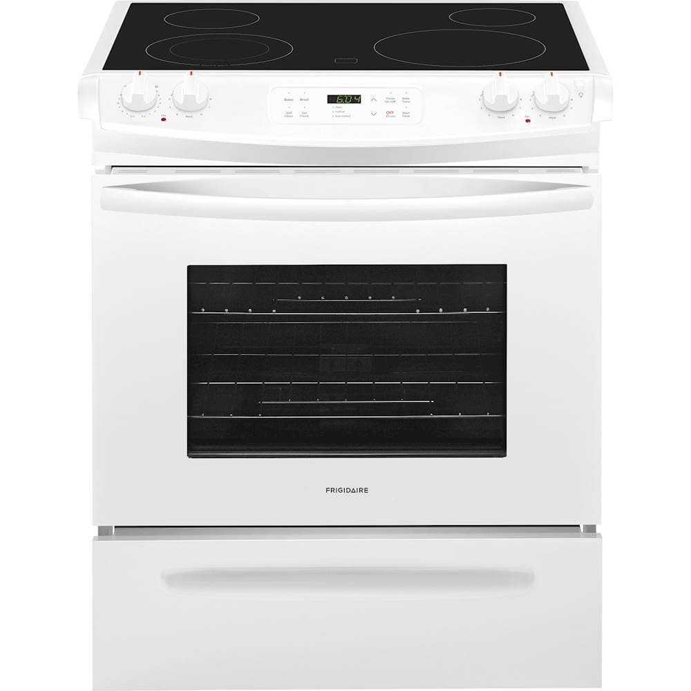 Best Buy: Frigidaire 4.6 Cu. Ft. Self-Cleaning Slide-In Electric Range ...