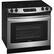 Left. Frigidaire - 4.6 Cu. Ft. Self-Cleaning Drop-In Electric Range - Stainless steel.