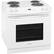 Left. Frigidaire - 4.6 Cu. Ft. Self-Cleaning Drop-In Electric Range - White.