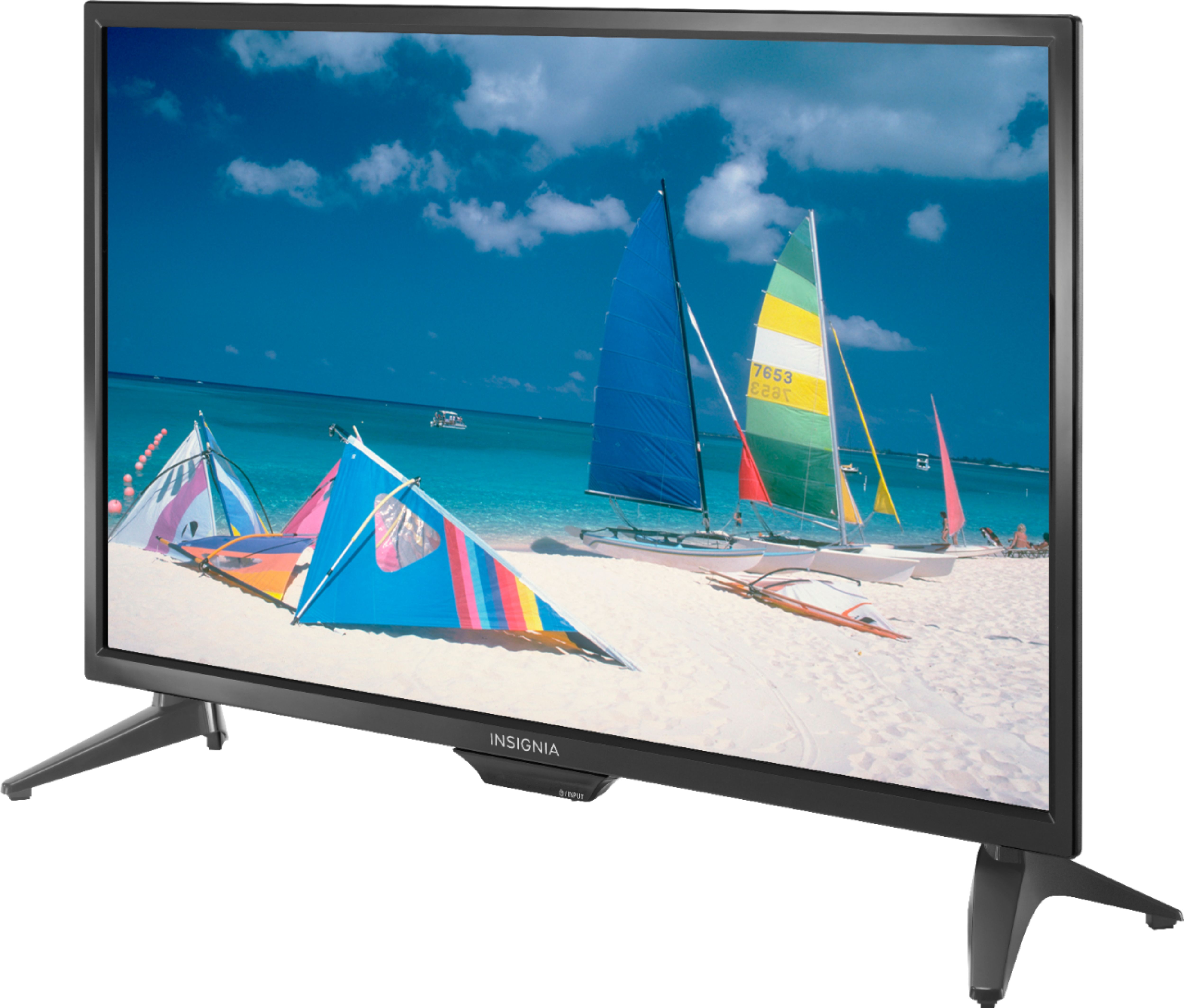 Left View: Insignia™ - 24" Class LED HD TV