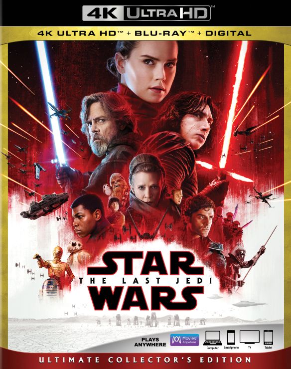  Star Wars: The Last Jedi [Includes Digital Copy] [4K Ultra HD Blu-ray/Blu-ray] [2017]