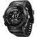 Front. Epson - ProSense 367 GPS Heart Rate Monitor Watch - Black.