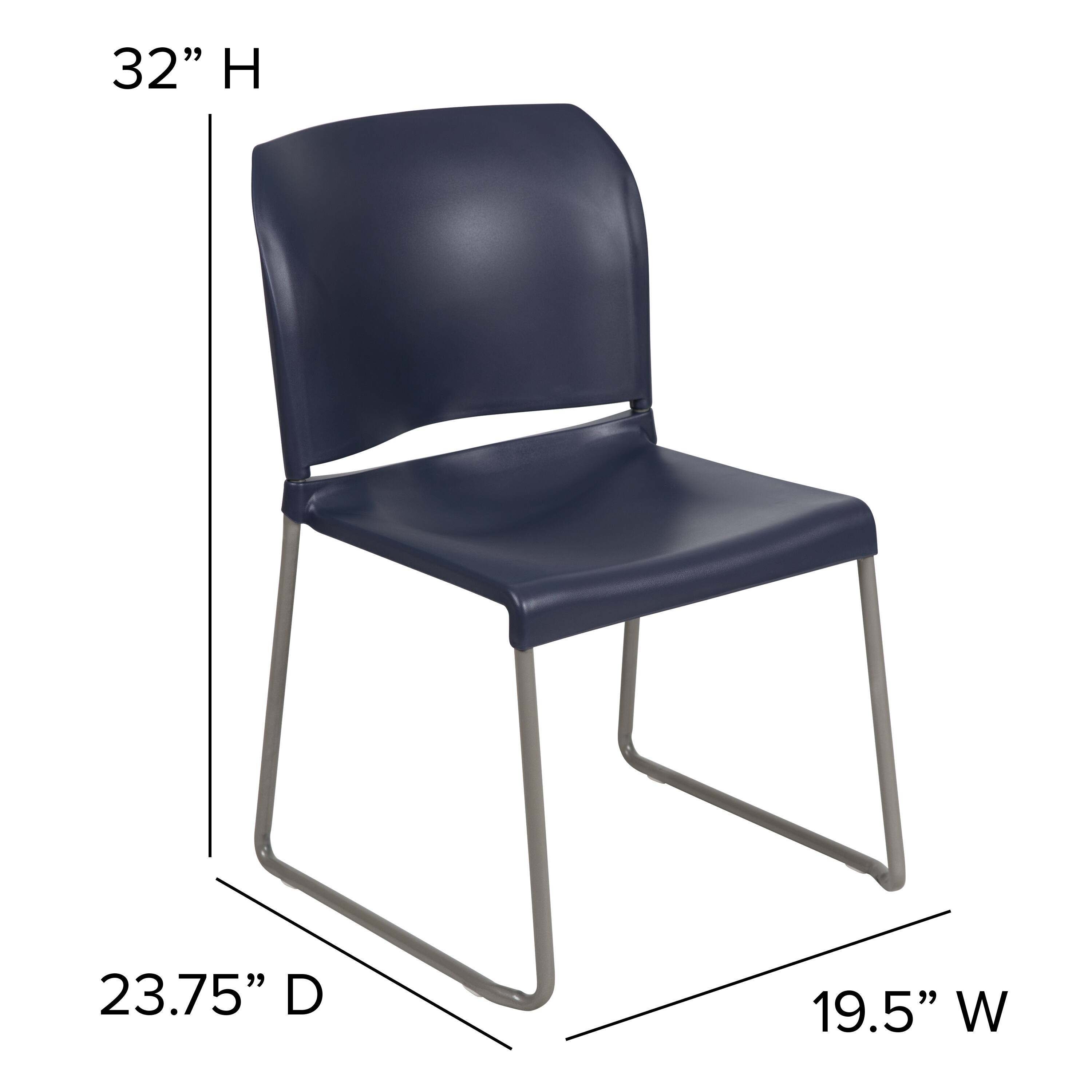 32" H  
23.75" D  
19.5" W