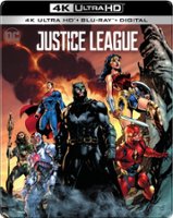 Justice League [SteelBook] [4K Ultra HD Blu-ray/Blu-ray] [Only @ Best Buy] [2017] - Front_Original