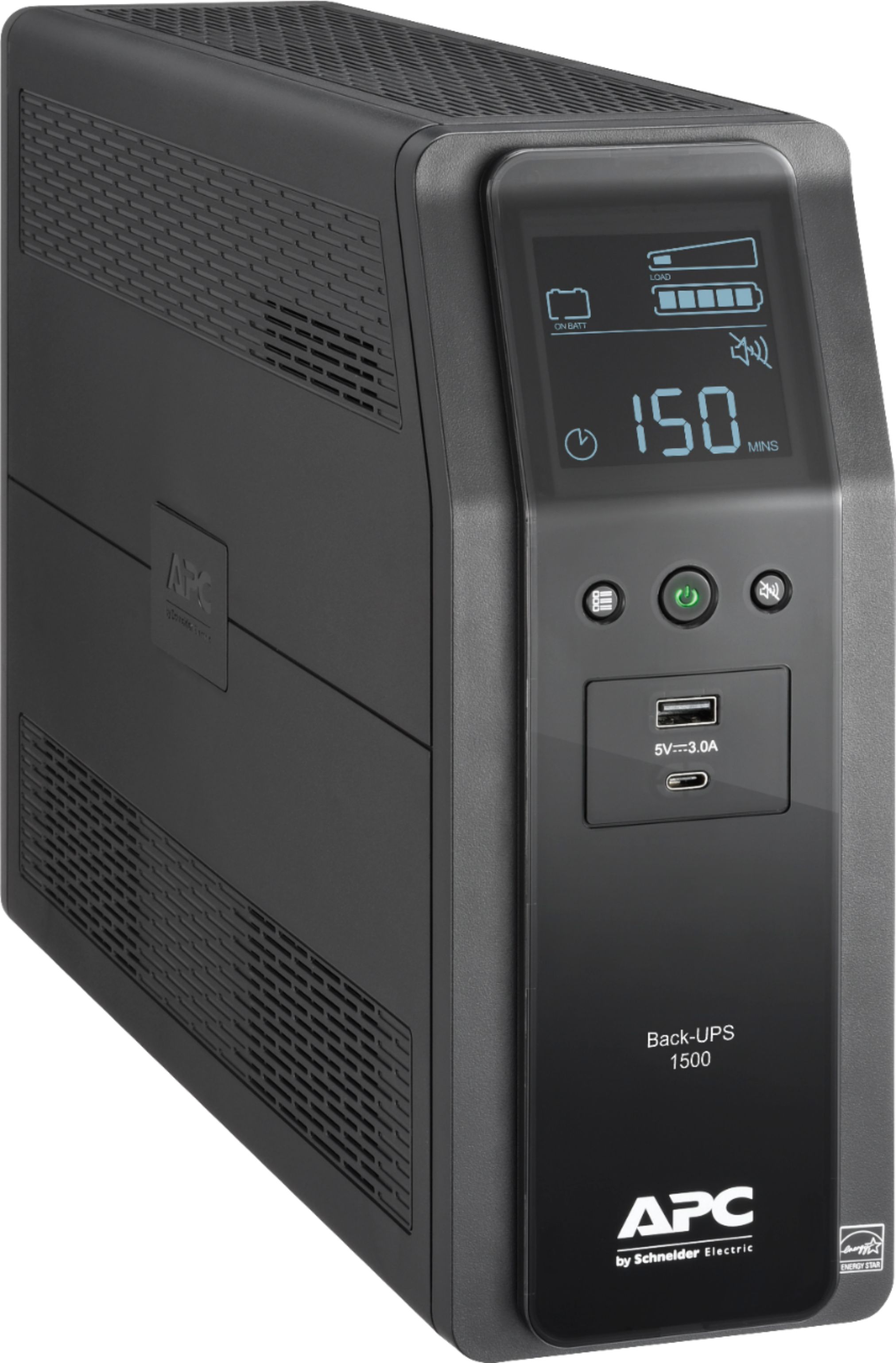 APC UPS 1500VA 900W UPS Battery Backup & Surge Protector, BX1500M