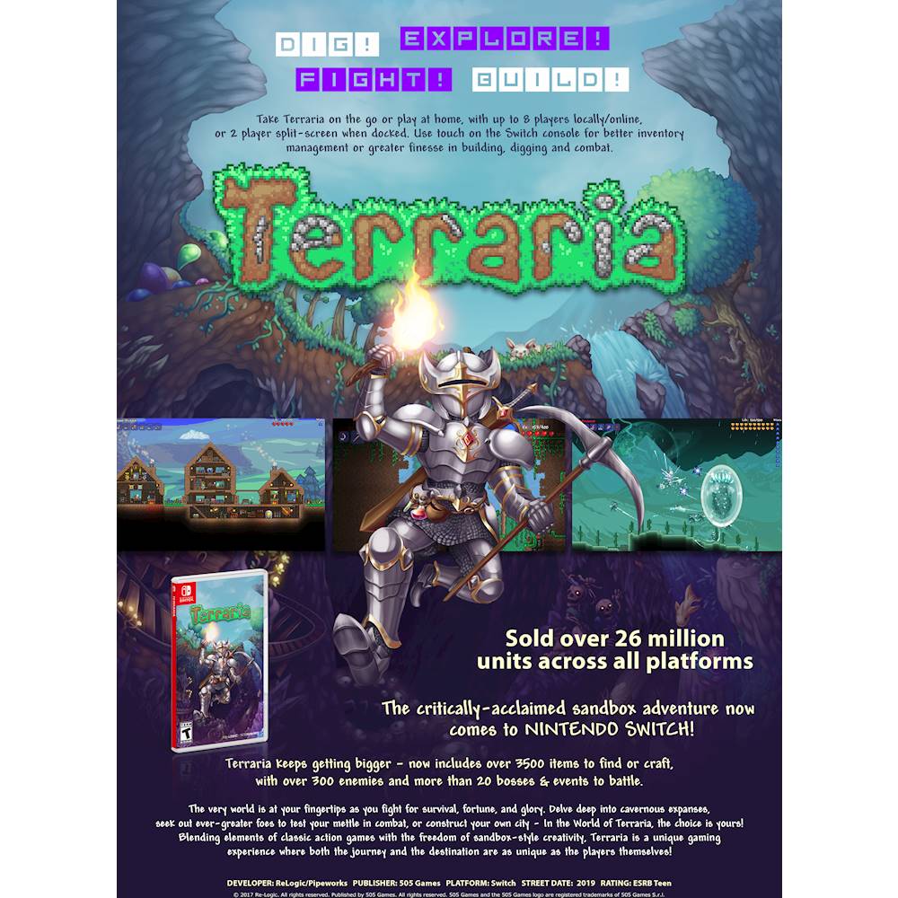 terraria nintendo switch release date