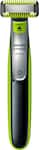 Philips Norelco - OneBlade Face + Body Trimmer - Black/Silver/Green