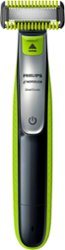 Philips Norelco - OneBlade Face + Body  hybrid electric trimmer and shaver, QP2630/70 - Black, Green, Silver - Angle_Zoom
