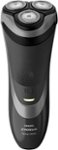 Angle Zoom. Philips Norelco - Series 3000 Wet/Dry Electric Shaver - Precision Black/Black Metallic Chrome.