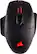Front. CORSAIR - DARK CORE Wireless 9 Button Optical Gaming Mouse with RGB Lighting.