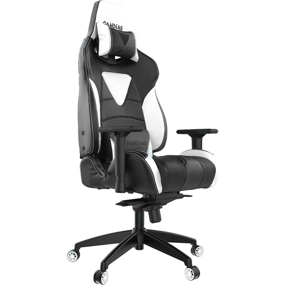 Best Buy GAMDIAS Achilles M1 Gaming Chair Black White GD