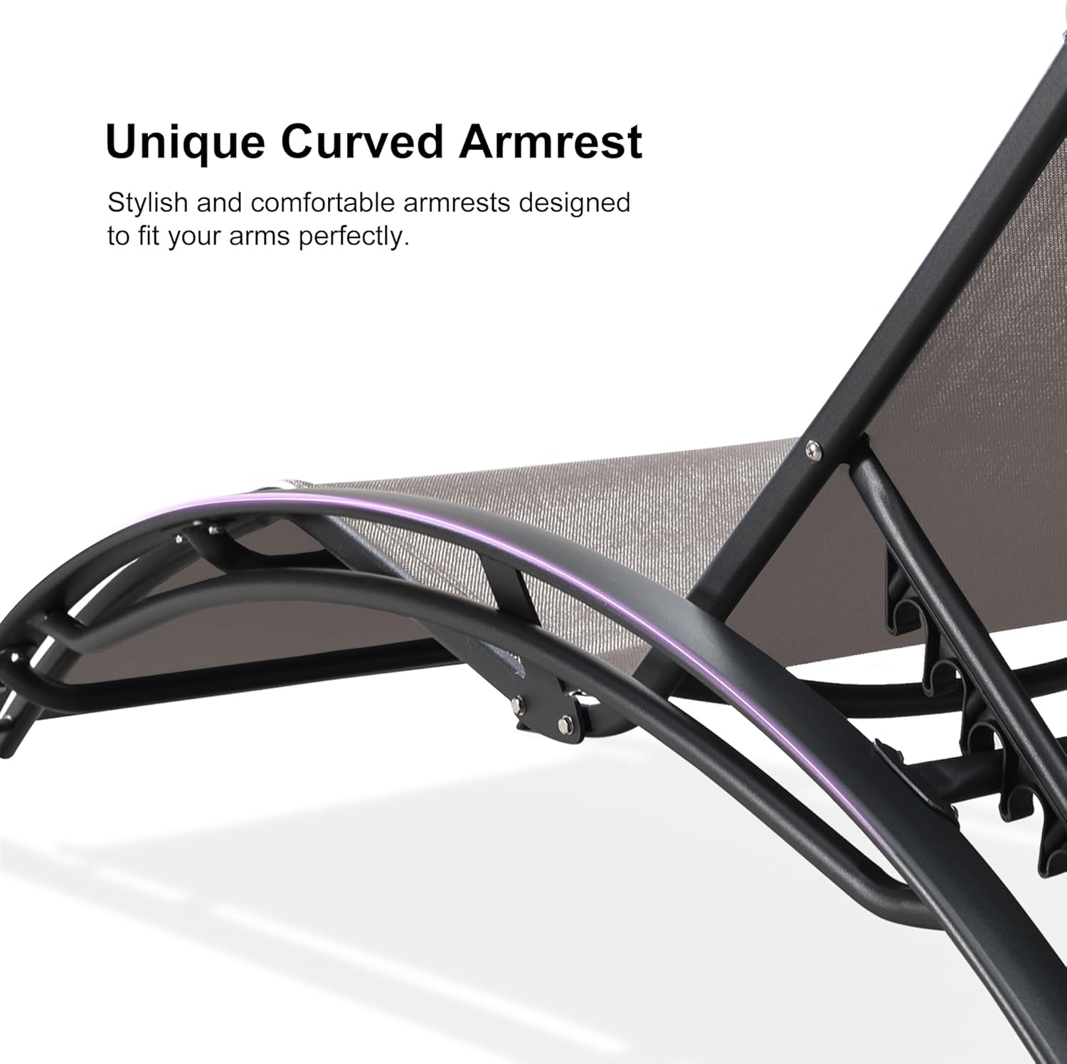 Unique Curved Armrest

Stylish and comfortable armrests designed to fit your arms perfectly.