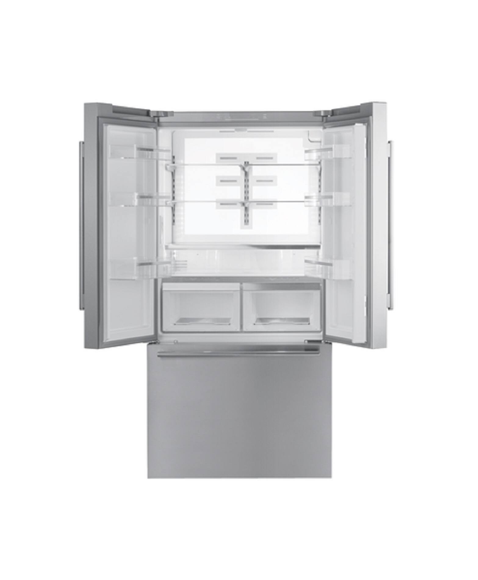 Alt View 1. Thermador - Masterpiece 20.8 cu. Ft. French Door Bottom Freezer Counter-Depth Smart Refrigerator with ThermaFresh - Stainless Steel.