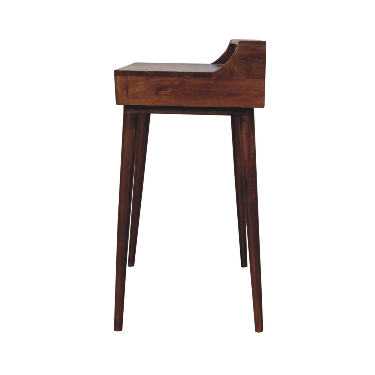 Alt View 6. Artisan Furniture - Elevated Chestnut Console Table - chestnut.