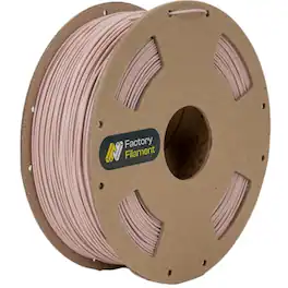 Factory Filament - 1.75mm PLA 3D Printer Filament, 1 KG Spool, Dimensional Accuracy +/- 0.02 mm, 3D Printing Filament - Pale Mauve