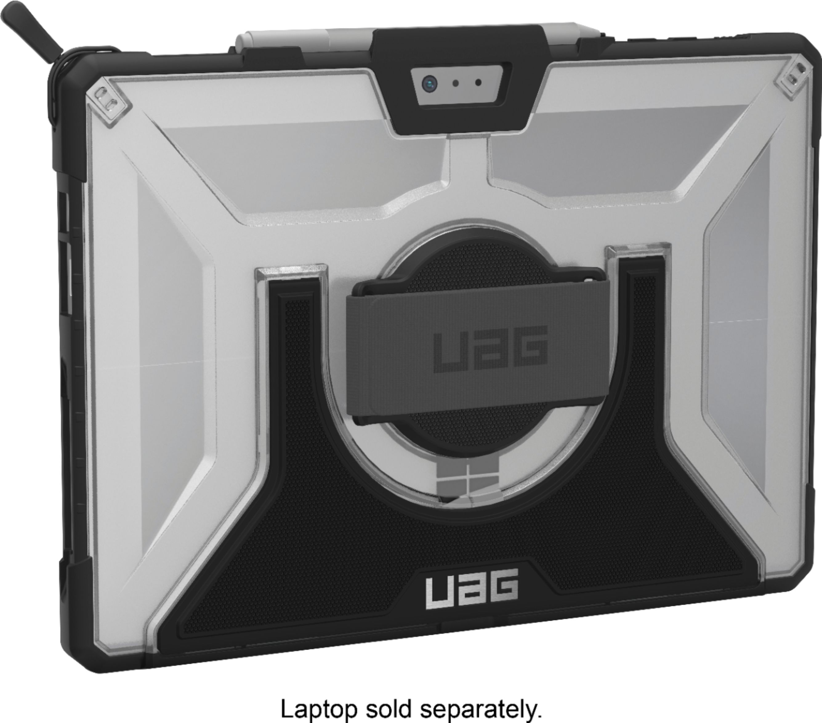 Angle View: UAG Plasma Series Protective Case for Microsoft Surface Pro 6, Surface Pro 5th Gen (2017) and Surface Pro 4 - White/Black
