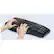 Alt View 15. Adesso - Tru-Form WKB-4500UB Ergonomic Full-size Wireless Membrane Keyboard with Touchpad - Black.