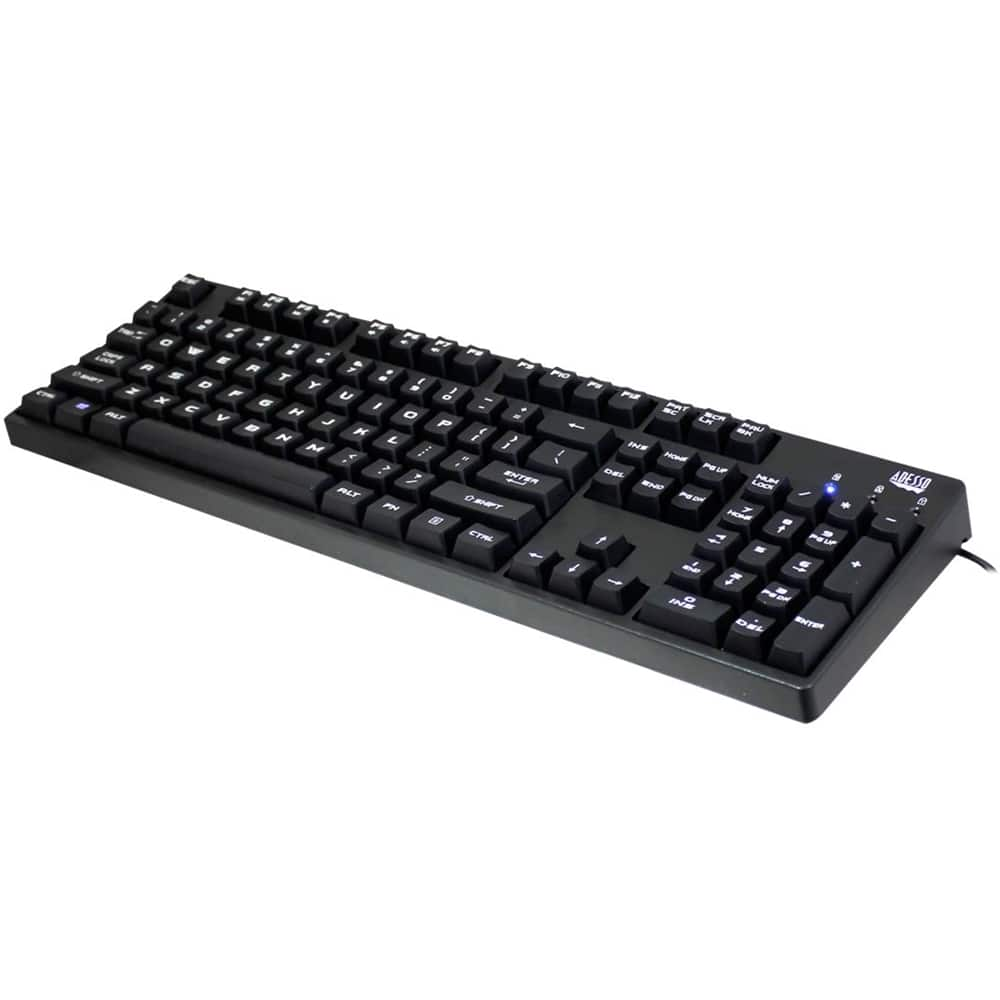 Best Buy: Adesso Easy-Touch Keyboard Black AKB-635UB