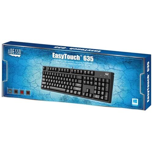 Best Buy Adesso EasyTouch Keyboard Black AKB635UB
