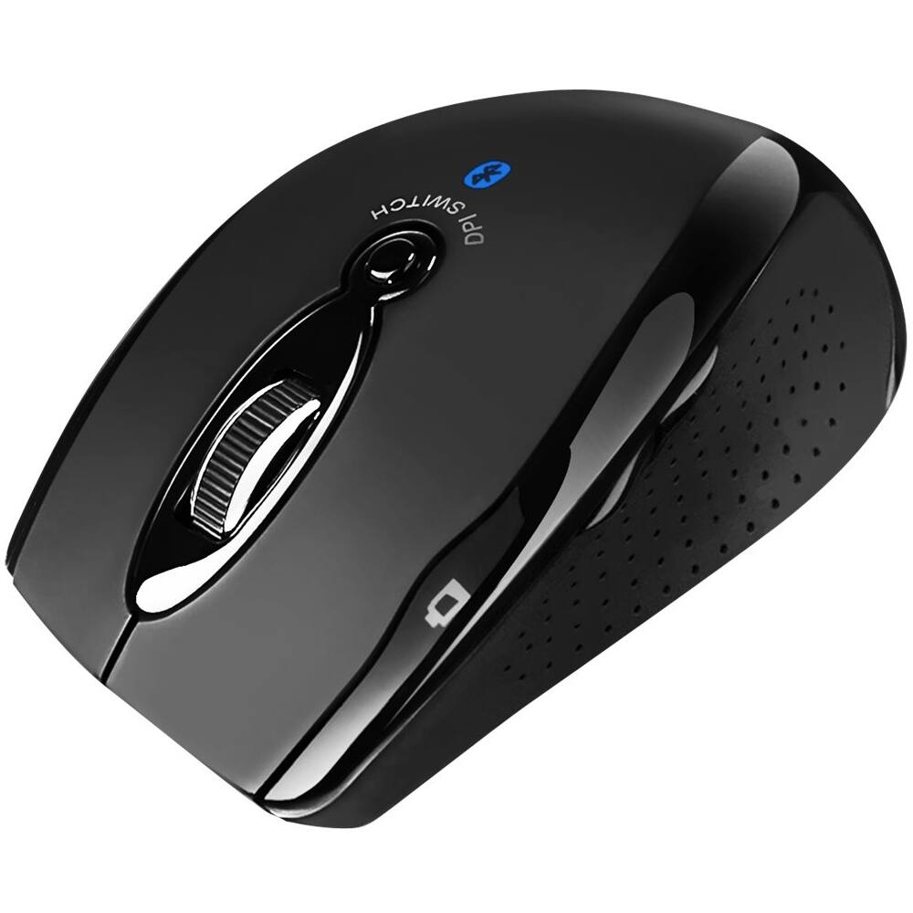 Front. Adesso - i S200B Bluetooth Optical Mouse - Black.