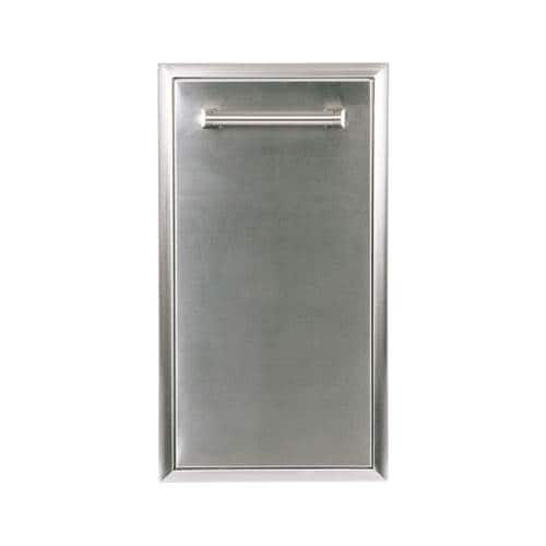 Alt View 11. Coyote - 13-Gal. Touchless Pull Out Trash and Recycling Bin - Stainless Steel.