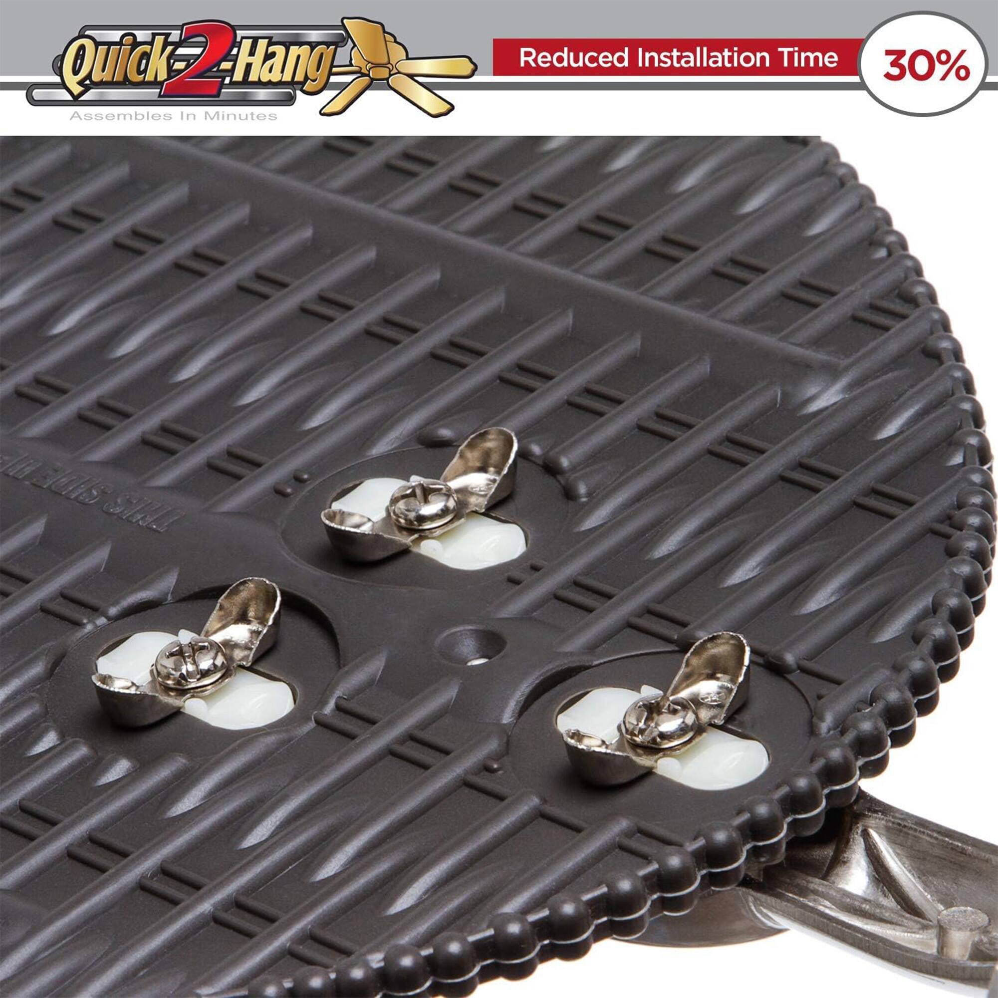 Quick 2 Hang Assembles In Minutes Reduced Installation Time 30%